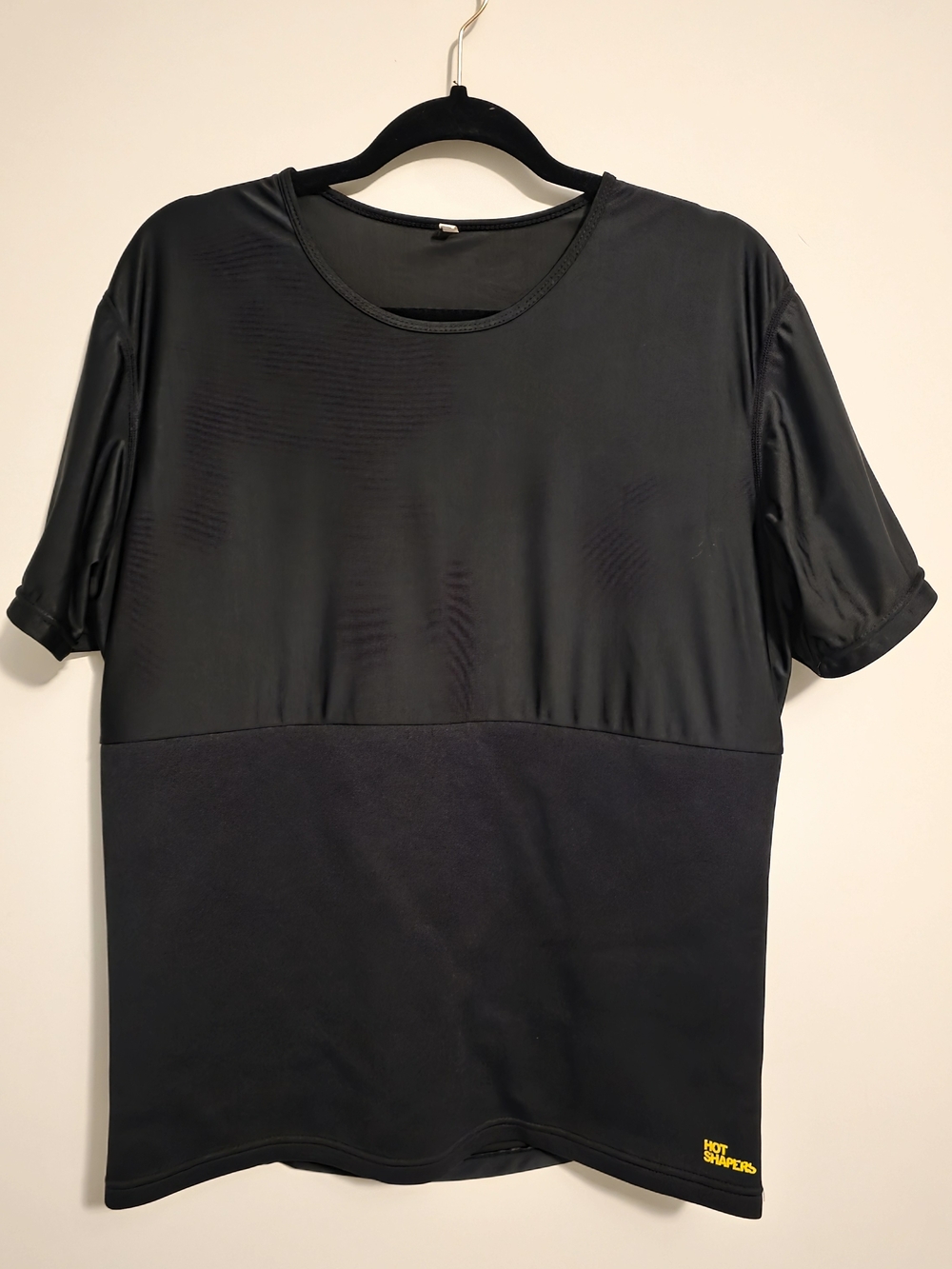 Hot Shapers Black Short Sleeve Shapewear Tee Women’s XL Slimming Top